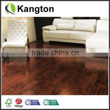 Natural acacia handscraped solid wood flooring