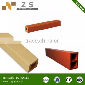 18mm 30mm Thickness Terracotta Stick Baguette for Outdoor Wall Building Red Stick Grey Wall Louver photo-4