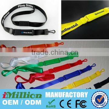 full colors sublimation printing on usb lanyards safety buckle in the neck