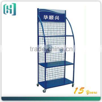 customized metal layer oil display rack tand