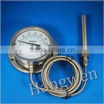 Remote capillary pressure thermometer