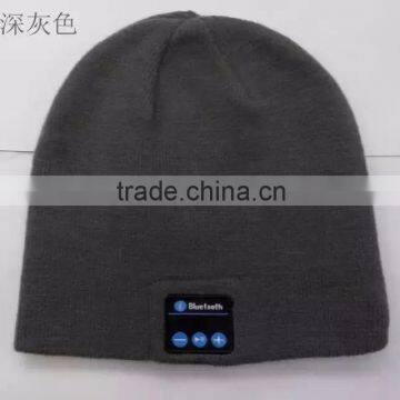 Hot Sale Music Winter Warm Knitted Hat Bluetooth Wireless Earphone Beanie Hat Handfree Hat photo-6