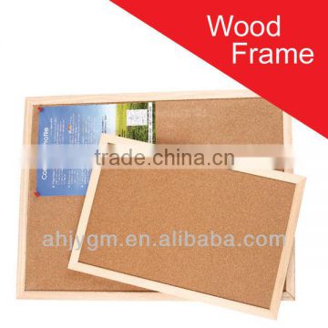 Wood Frame Corrugated Cardboard Cork Board.