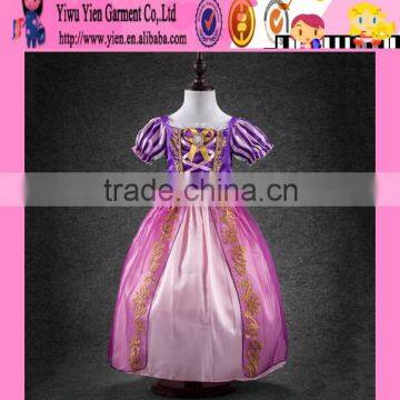 fashion alibaba golden supplier original selling Princess dress long style baby girl cinderella dress cosplay costume