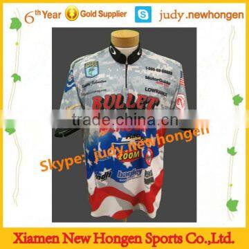 custom high quality fishing jersey, fishing shirts wholesale