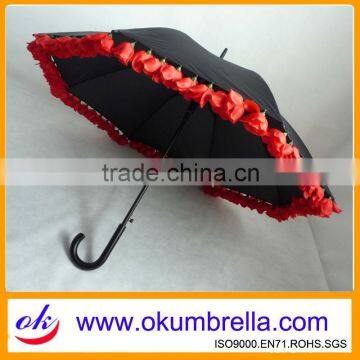 promotional rose umbrella rose bottle umbrella OK084