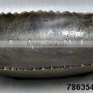 Aluminium Metal Fruit Candy Bowl Rectangular