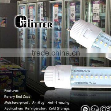 1.2m T8 LED fridge tube (>100lm/W with TUV,SAA,CB,C-Tick, Operate from -40 degree~50 degree)