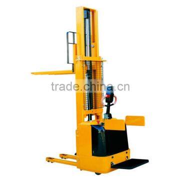 Full Battery Operated Pallet Forklift Stacker with Stand on Platform