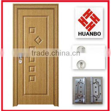 2015 PVC MDF Interior flush wooden doors