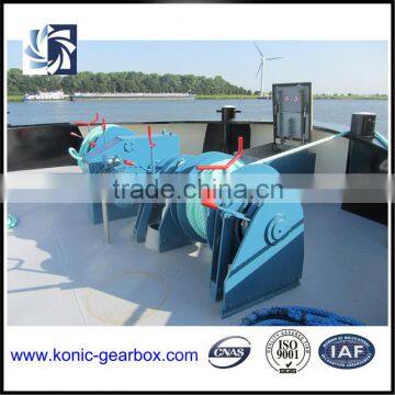 High speed large type customized nonstardard marine winch with motor parts from China manufacturer