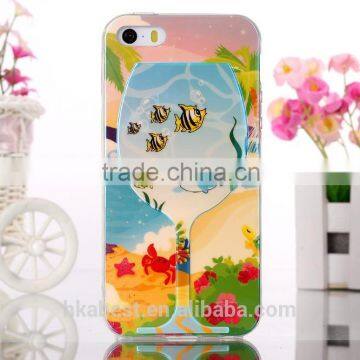 Red Wine Design Soft TPU Material for Iphone 6s Plus Mobile Phone Case