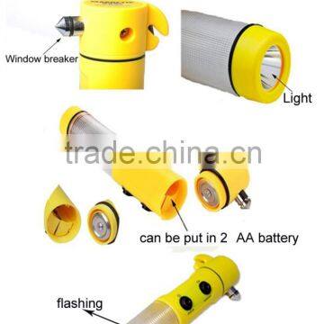 AA batery ABS high bright led flashlight