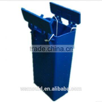 Plastic injection mold for rubbish bins with fishing shape