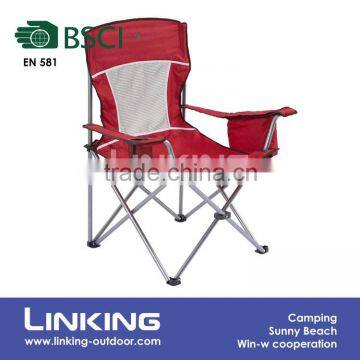 mesh outdoor folding chair with ice bag