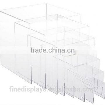 Acrylic Risers, Set of 7 Different Sizes - Clear(AR-B-148) photo-2