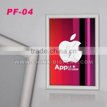 Aluminum 25mm Snap Frame a4 Clip Poster Frame Wall Mounted White Snap Frame