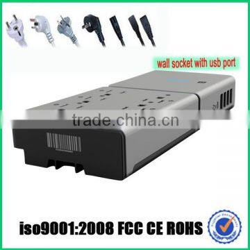 Mobile Phone Use 4 usb socket,euro socket,ac socket with usb charger module