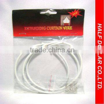Pvc Spring Expanding Curtain Wire,Curtain Rod Wire,Curtain Wire