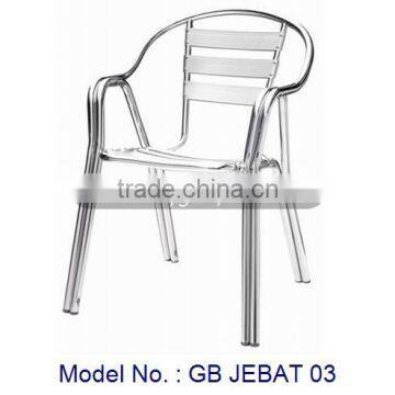 aluminium garden chair, outdoor chair, modern garden armchair