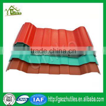 2015 new plastic cover pvc resin roof sheet made in china