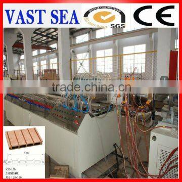China wood plastic machinery plant/production line/making machine