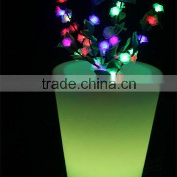 2015 HOT Sale 16 Color Change Led Illuminate Flower Pot