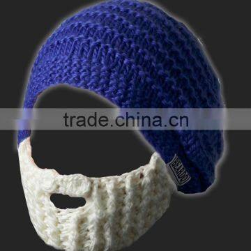 Funny Beard Knitted Beanies Hat Cap Factory in China