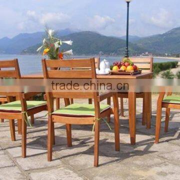 Vietnam Acacia Wood Garden Furniture Dining Set photo-6