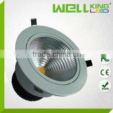 CE RoHS FCC UL listed 2.5 3 4 5 inch 5w 10w 20w 30w led cob ceiling light
