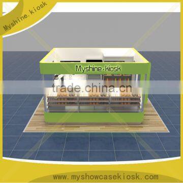 Custom manufacturer retail waffle kiosk design