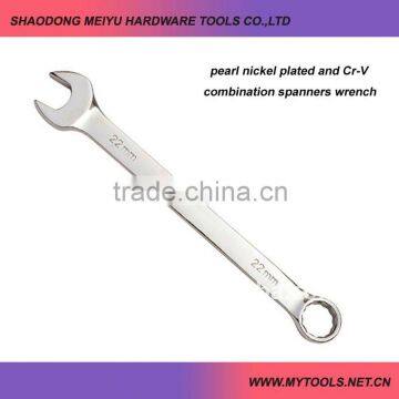 Satin Finish combination wrench spanner set