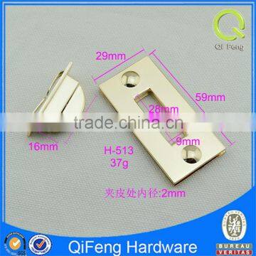 H-660 Bag Accessories Wholsale Light Gold Manual Twist Lock