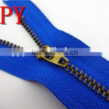 3# Metal Finished Zipper for Wholesale,close-end YG Slider