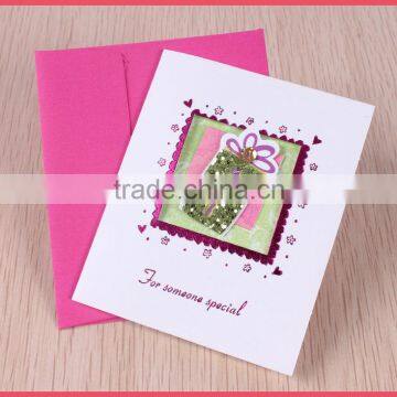 Hot sale 3d handmade valentine greeting card