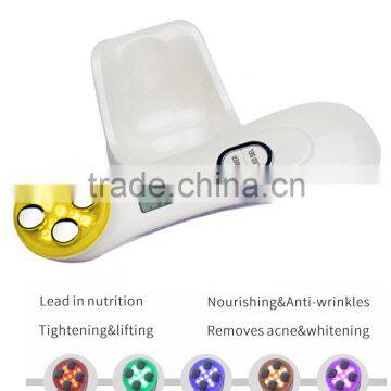 Home use Firmer and younger looking skin led light therapy equipment rf home use face lift devices