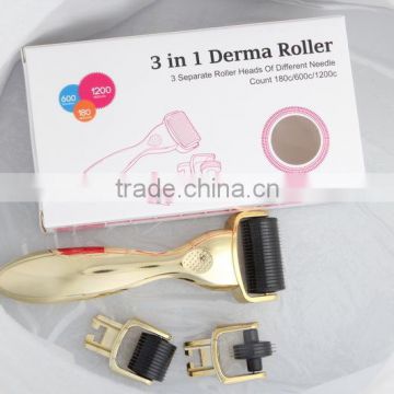 Medical grade derma roller 180/600/1200 stainless micro needles for skin rejuventation L013B