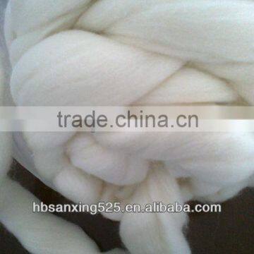 100S 16.5um 65mmh/55mmh/50-65mm 100% Australia wool roving top fiber