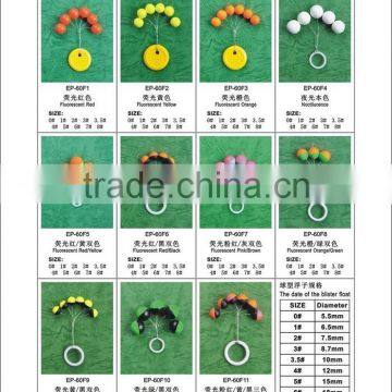 Wholesale Eva Pvc float top quality fishing foam float ball fishing float making materials