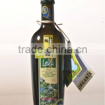 ORGANIC BEST QUALITY EXTRA VIRGIN OLIVE OIL by LALELI ( PRODUCED IN TURKEY ) (1 Liter Glass Bottle )