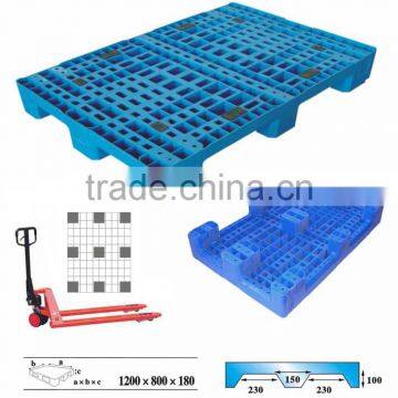 Plastic pallet for heavy duty racking wholesale single face plastic pallet for heavy duty