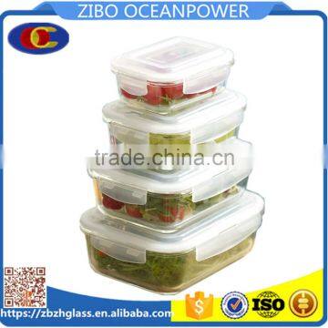 Airtight glass preservation box Crisper