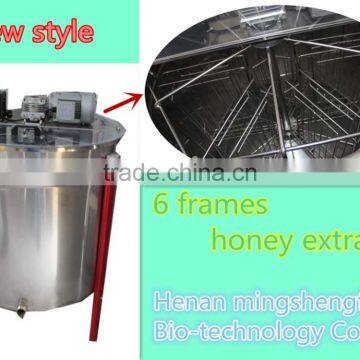 Chinese wholesaler supply 6 frames stainless steel electrical honey extractor