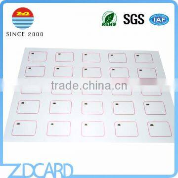 Factory Direct HF F08 RFID Inlay for Plastic Cards