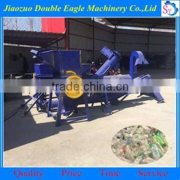 recycled PET bottle flakes making machine / factory high efficiency PET flakes making machine