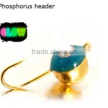 Phosphorus header new wholesale tungsten ice fishing jigs