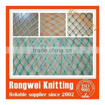 HDPE/PE braided fishing net by machine knitted