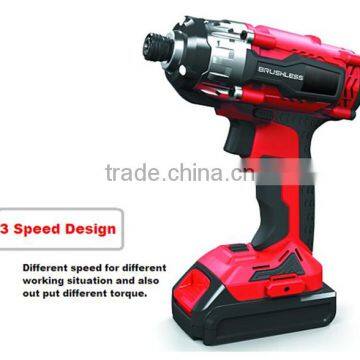 18V Lithium Ion Brushless Screwdriver/18V li-ion Screwdriver/ Lithium Ion Brushless Cordless 3 Speed Screwdriver