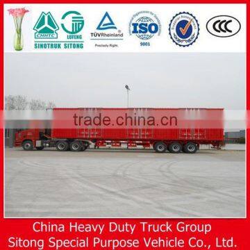 13 Meter Corrugation Plate Three Axle Van Semi Trailer photo-3