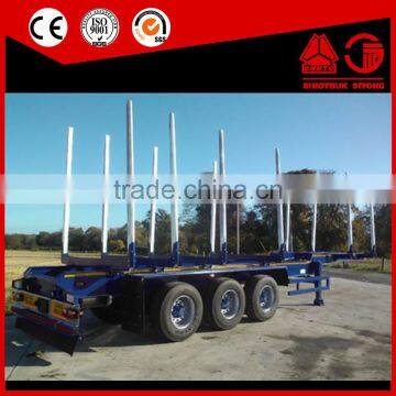 Factory direct sale wood transport truck traielr for African forest